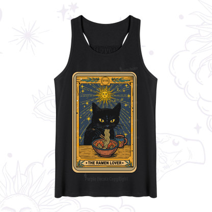 Purplehecate The Ramen Lover Cat Tarot Tank