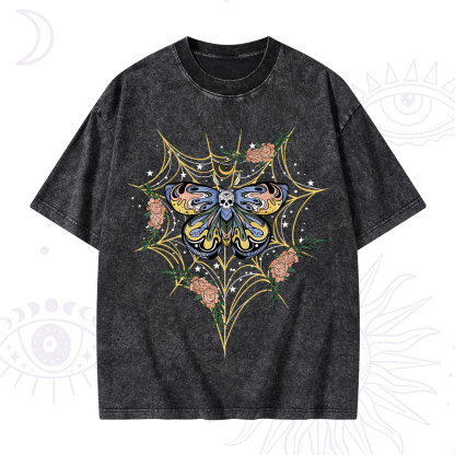 Purplehecate Death Head Moth Washed T-Shirt