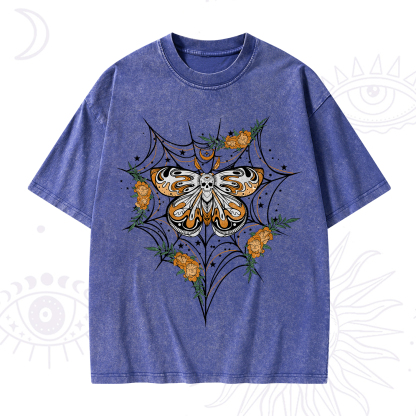 Purplehecate Death Head Moth Washed T-Shirt