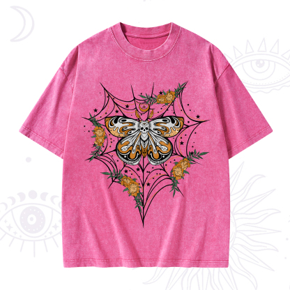 Purplehecate Death Head Moth Washed T-Shirt