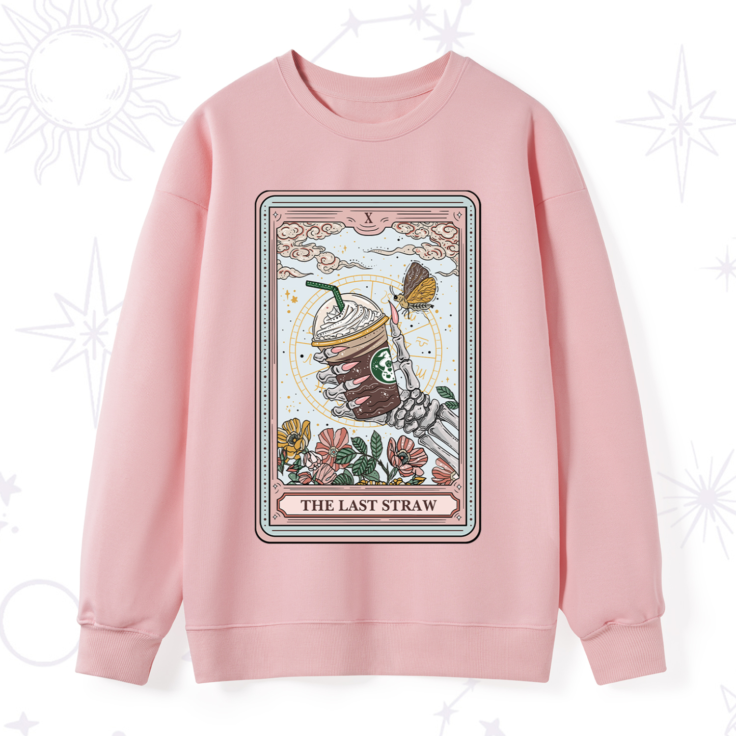 Purplehecate The Last Straw Tarot Sweatshirt