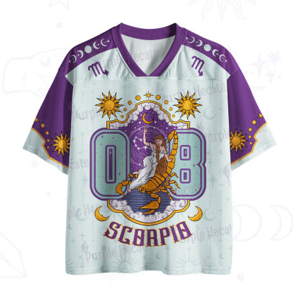 Purplehecate Scorpio Zodiac Mesh Jersey