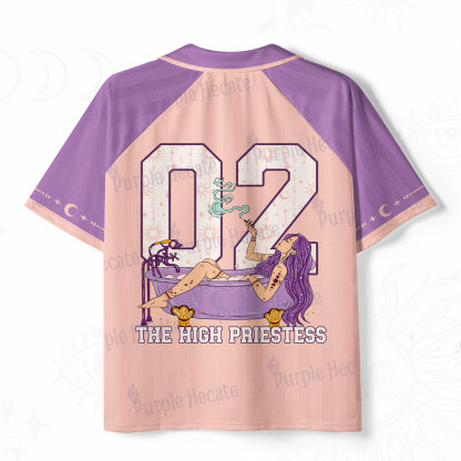 Purplehecate The High Priestess Polo Collar Unisex Jersey