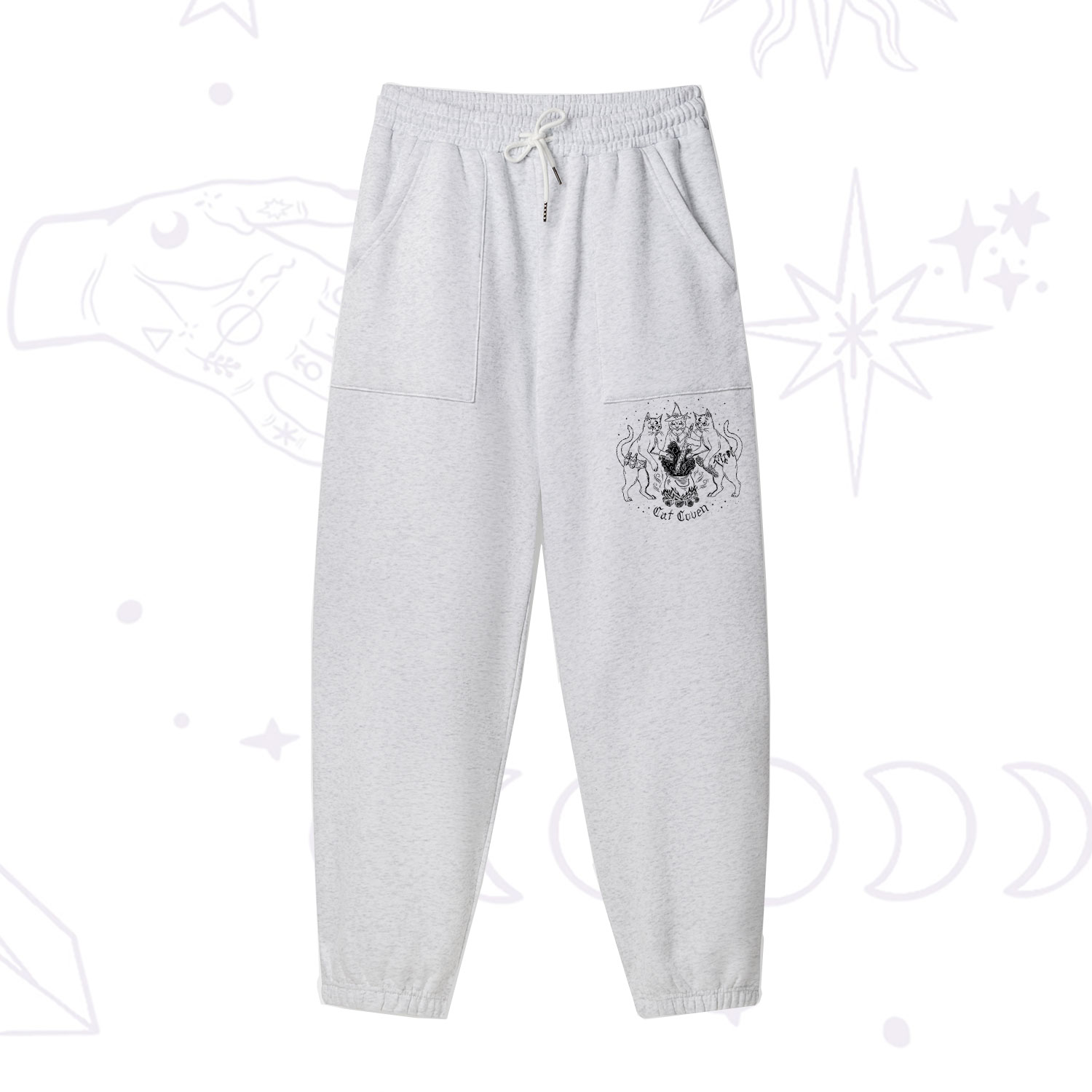 Purplehecate Cat Coven Fleece Sweatpants