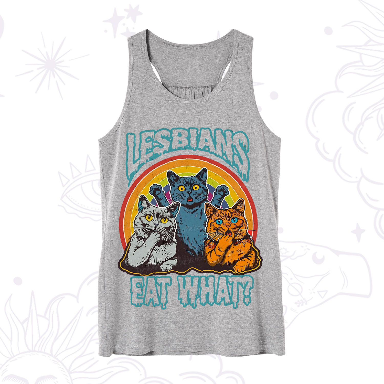 Purplehecate Lesbians eat what Tank