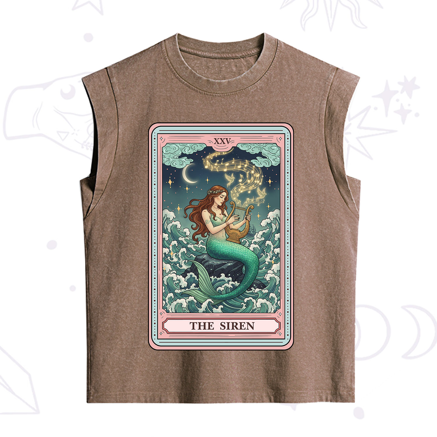 Purplehecate The Siren Tarot Vintage Washed Tank