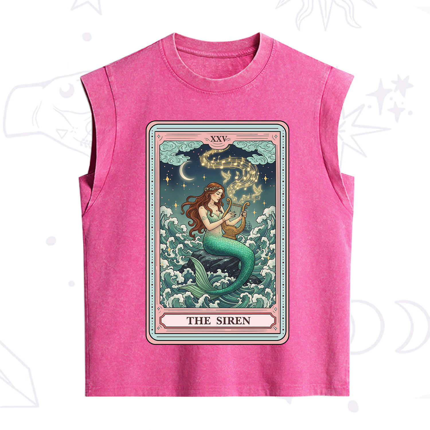 Purplehecate The Siren Tarot Vintage Washed Tank