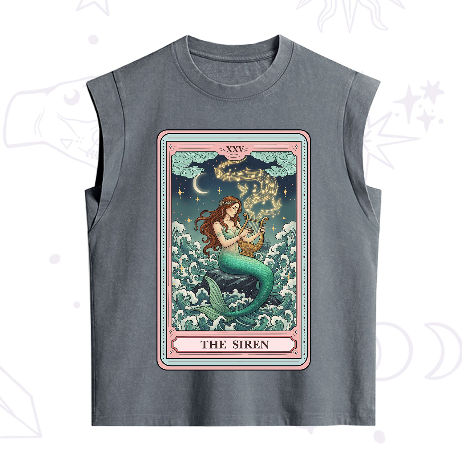 Purplehecate The Siren Tarot Vintage Washed Tank