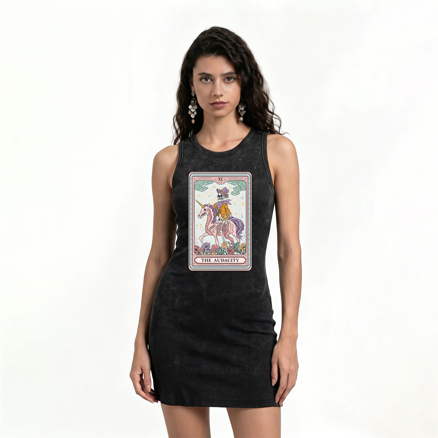 [Copy]Purplehecate Go Sage Yourself Vintage Bodycon Tank Dress