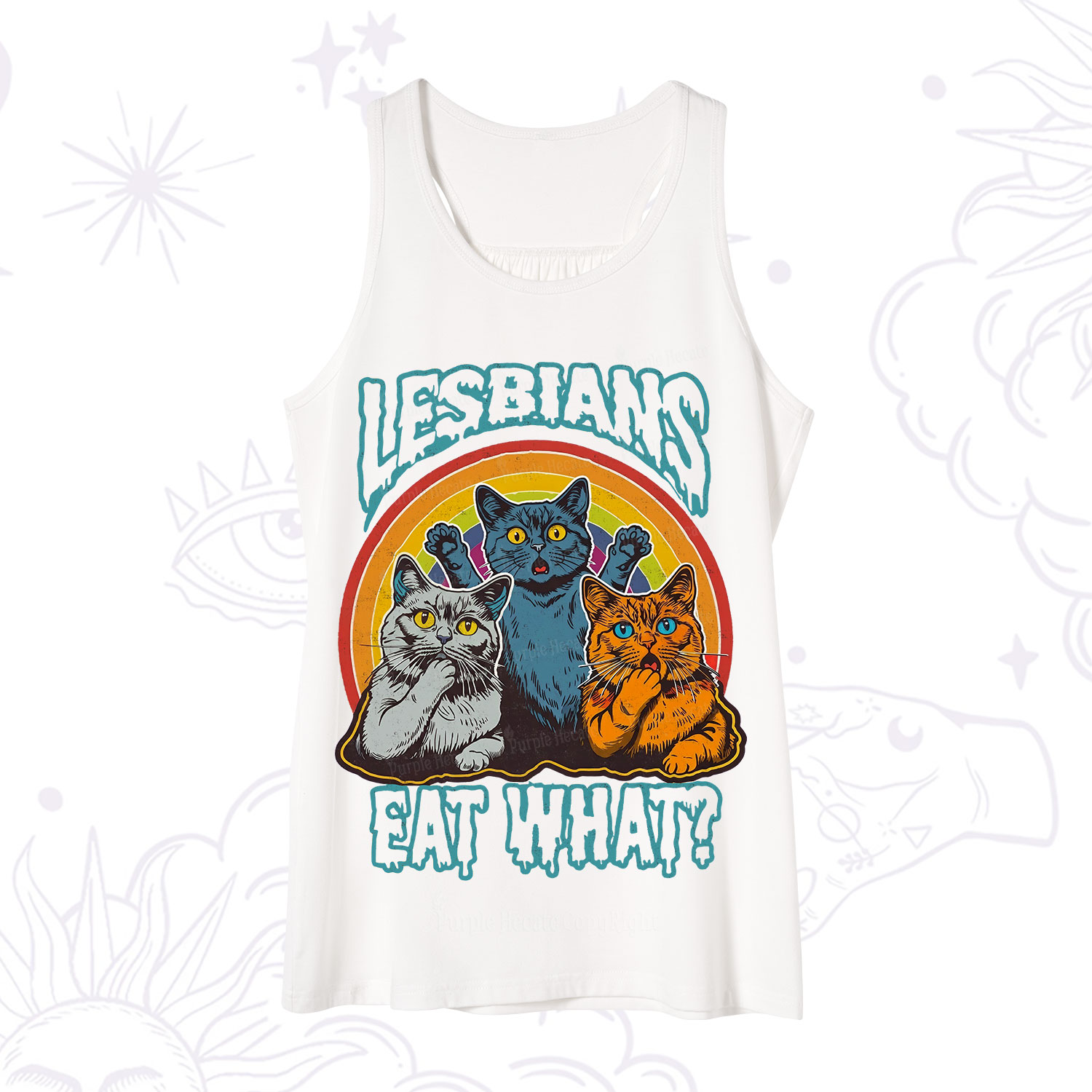 Purplehecate Lesbians eat what Tank
