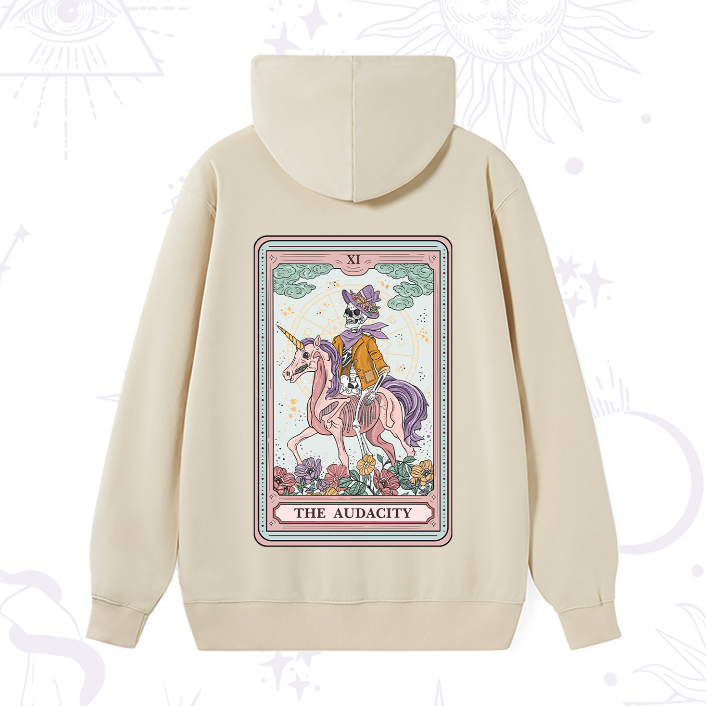 Purplehecate The Audacity Tarot Card Hoodie