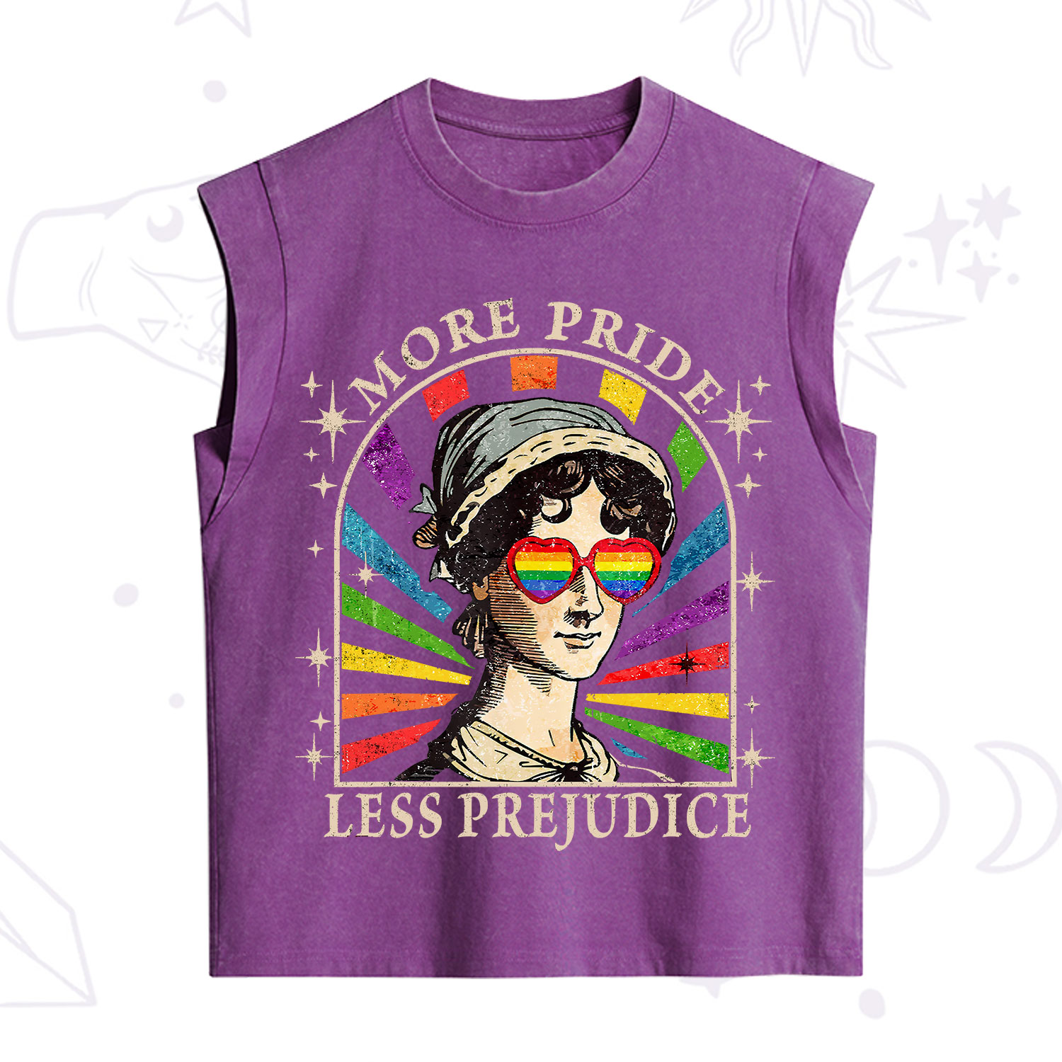 Purplehecate More Pride Less Prejudice Vintage Washed Tank