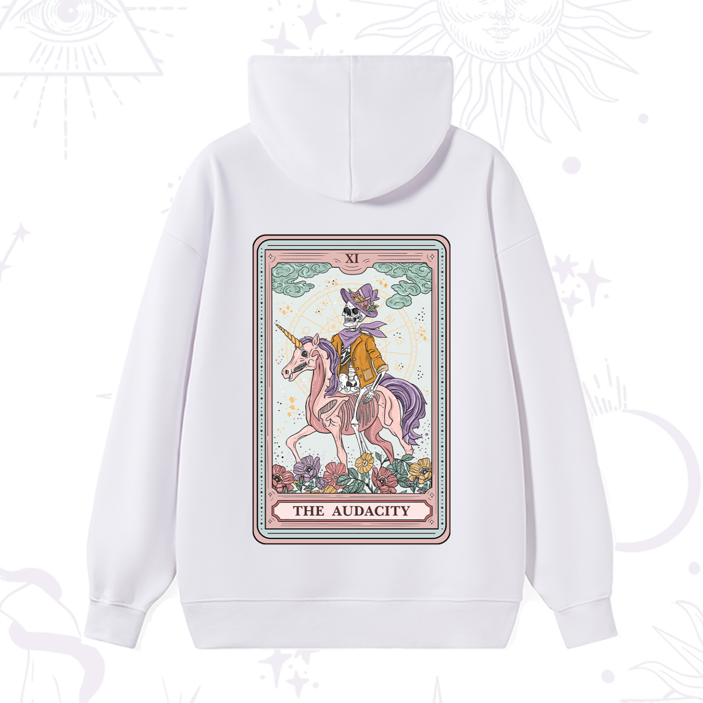 Purplehecate The Audacity Tarot Card Hoodie