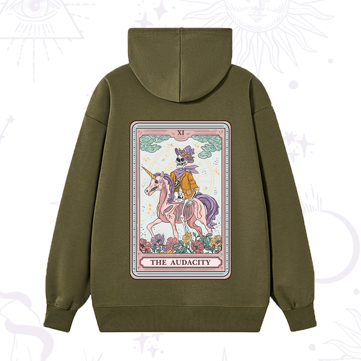 Purplehecate The Audacity Tarot Card Hoodie