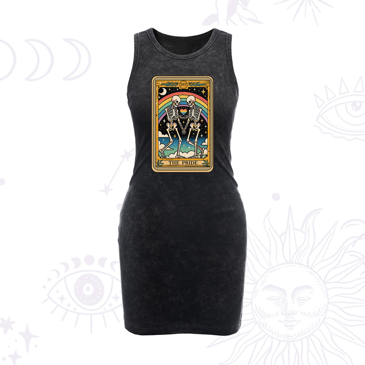 Purplehecate The Pride Tarot Vintage Bodycon Tank Dress
