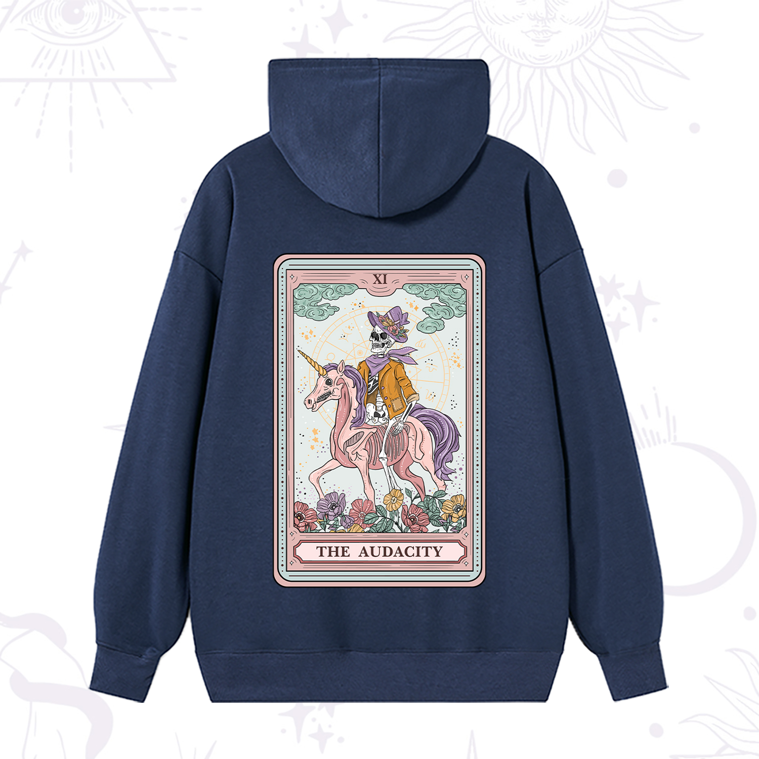 Purplehecate The Audacity Tarot Card Hoodie