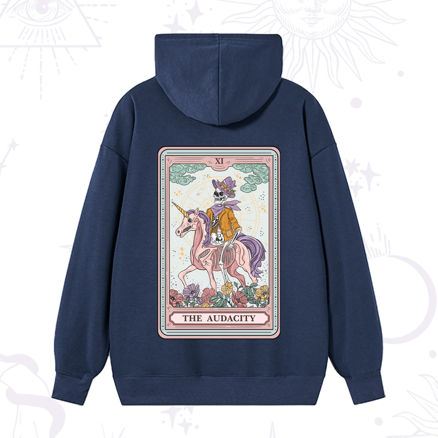 Purplehecate The Audacity Tarot Card Hoodie