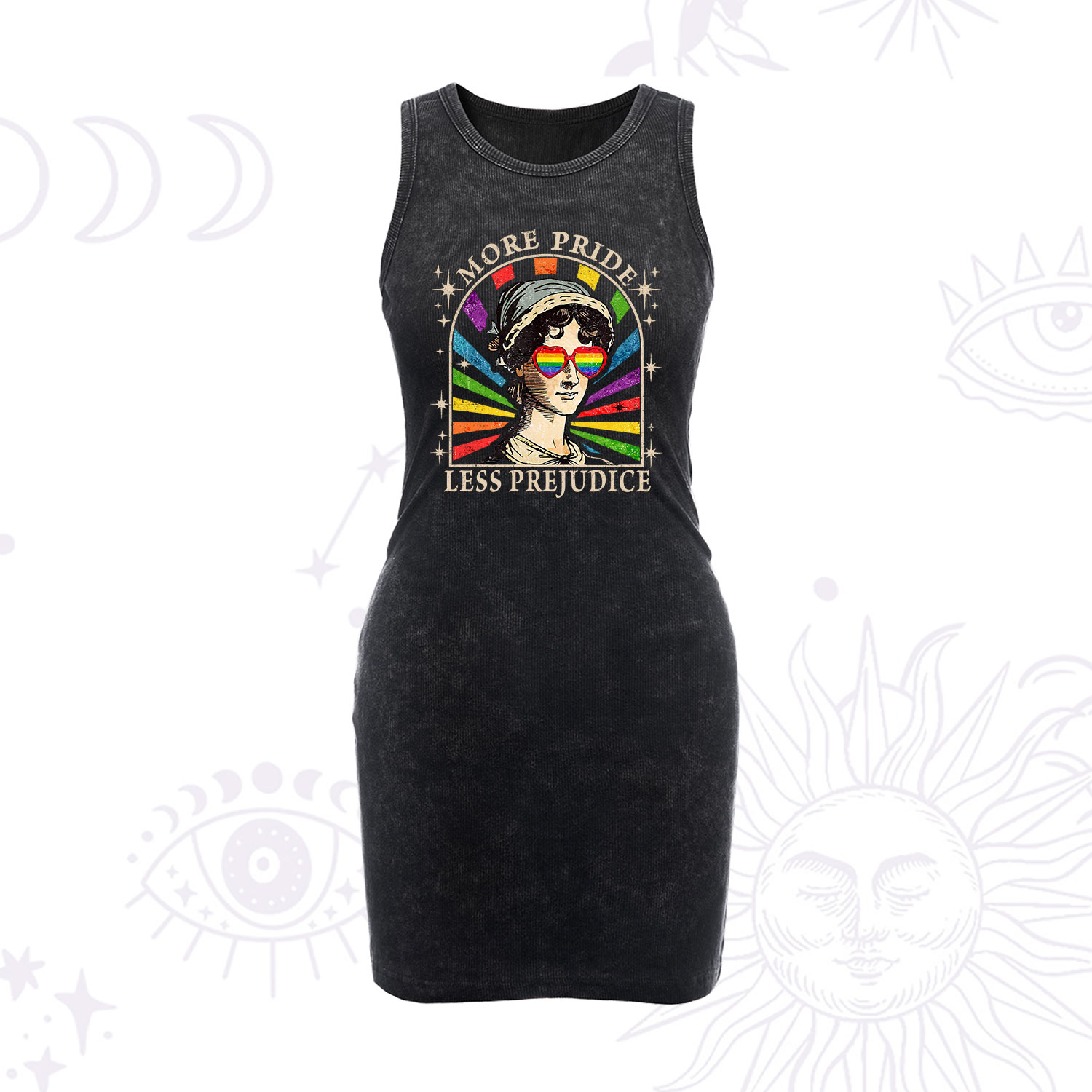 Purplehecate More Pride Less Prejudice Vintage Bodycon Tank Dress