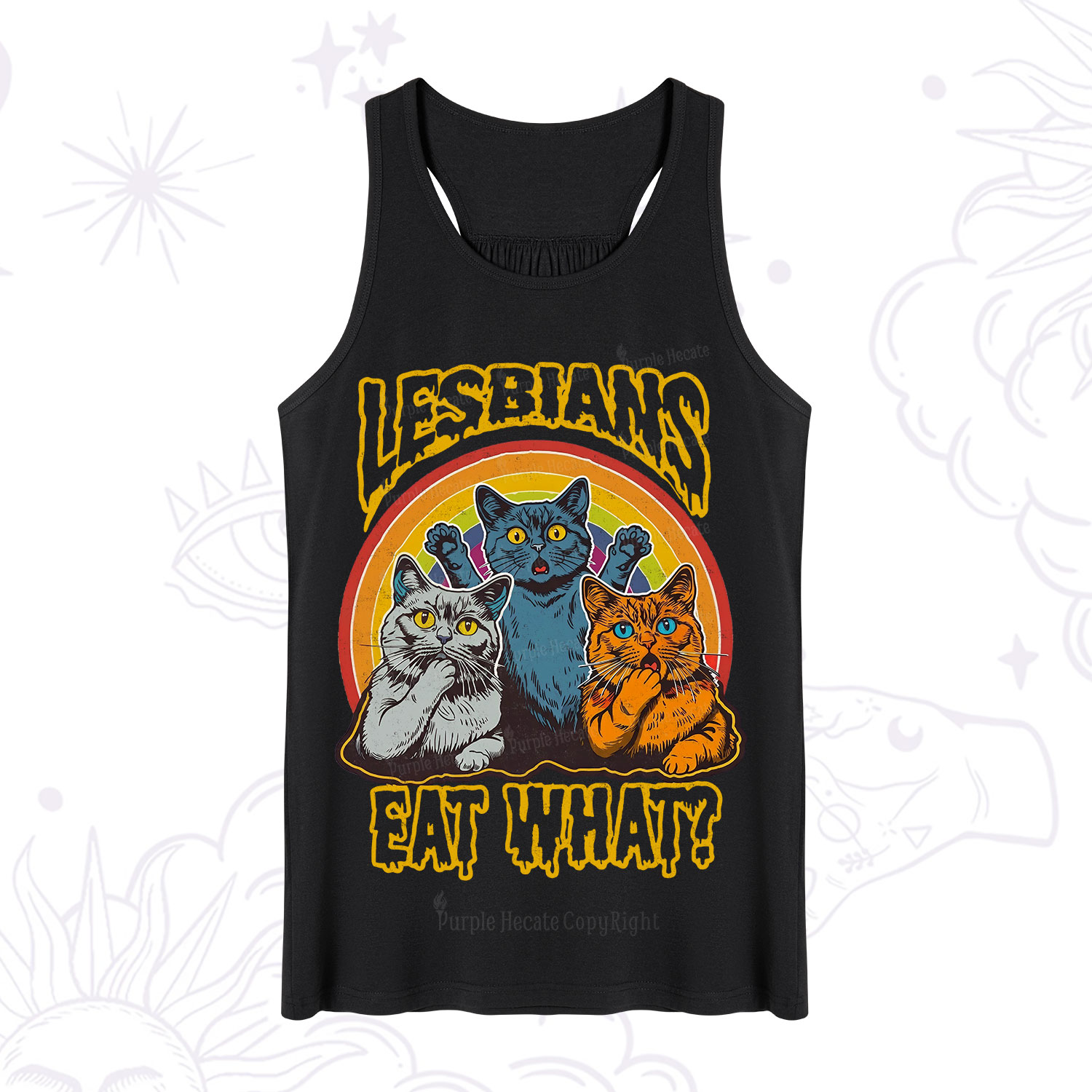 Purplehecate Lesbians eat what Tank