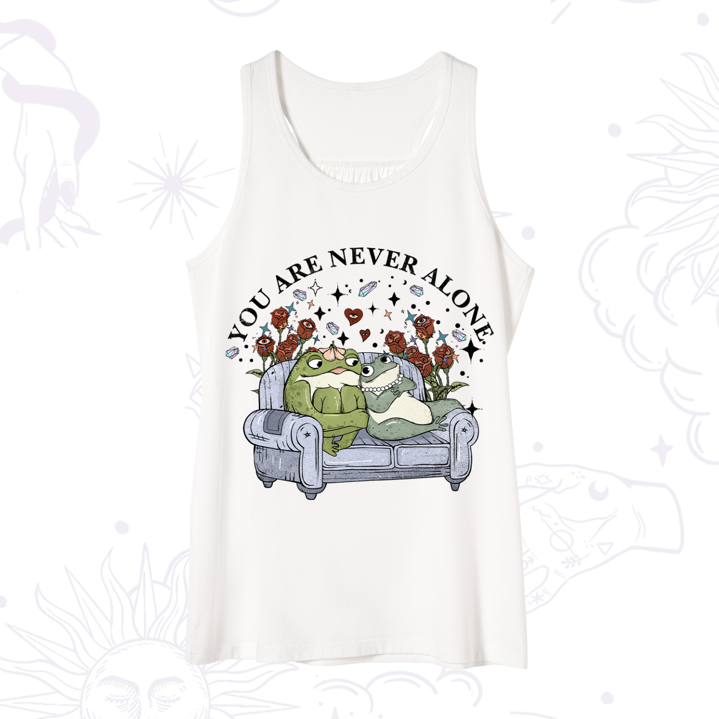 Purplehecate Your Are Never Alone Tank