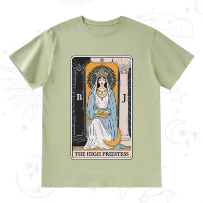 Purplehecate The High Priestess Tarot Card T-Shirt