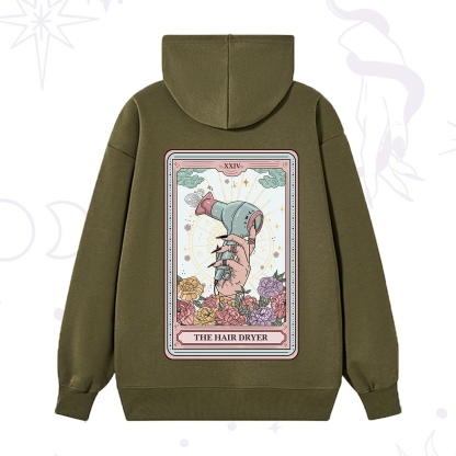 Purplehecate The Hair Dryer Life Tarot Hoodie