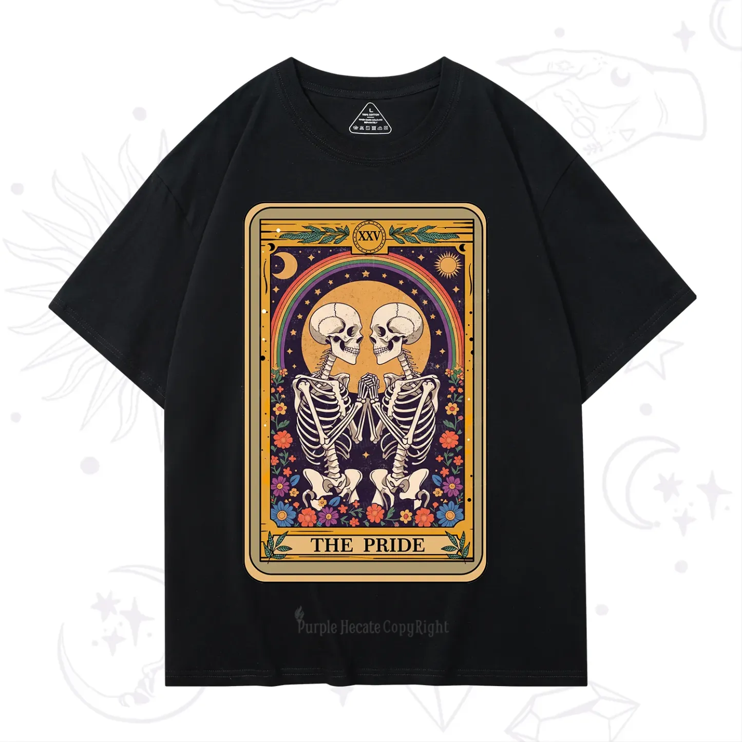 Purplehecate The Pride Skeleton Tarot T-Shirt