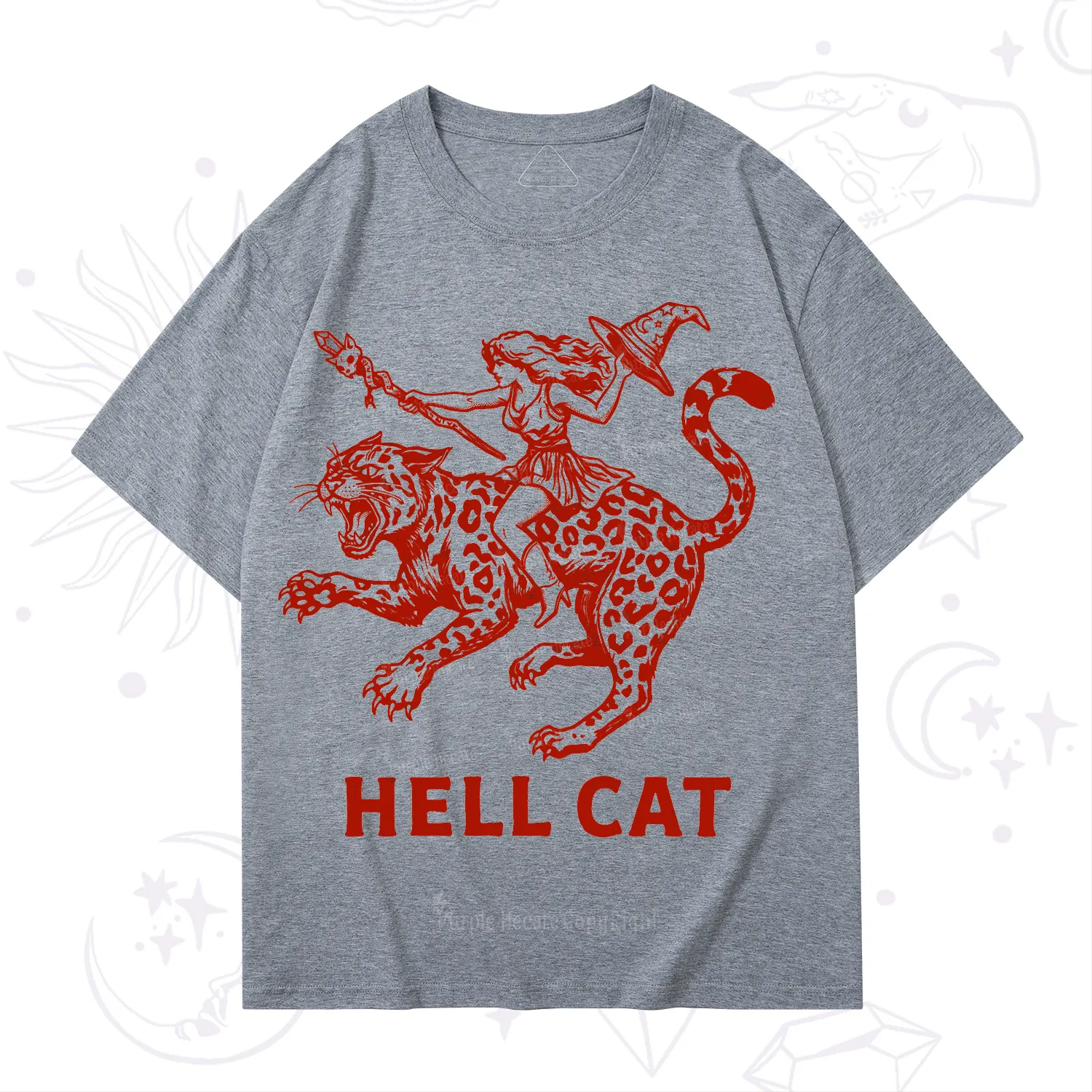 Purplehecate Hex Girl Hell Cat T-Shirt
