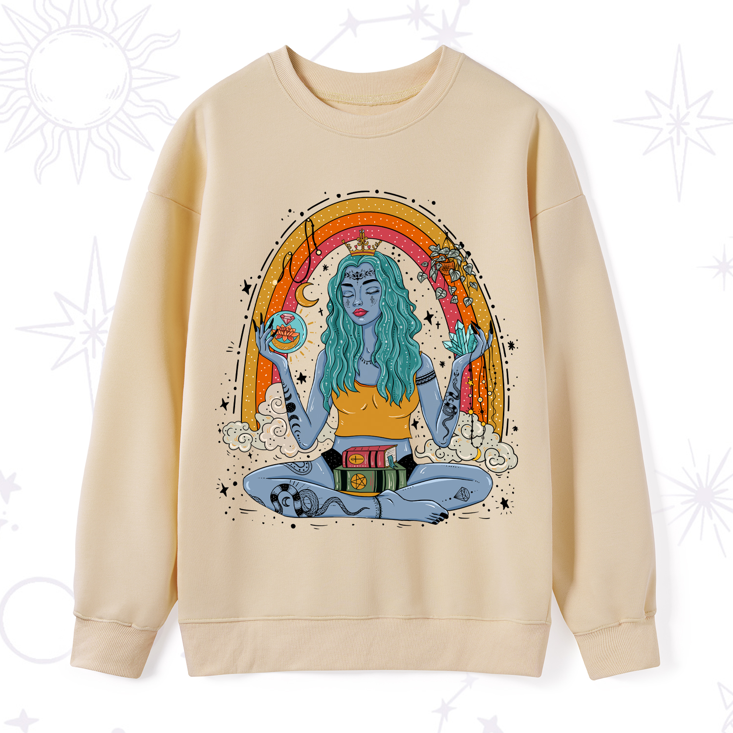 Purplehecate I'm The Queen Of All My Dreams Sweatshirt