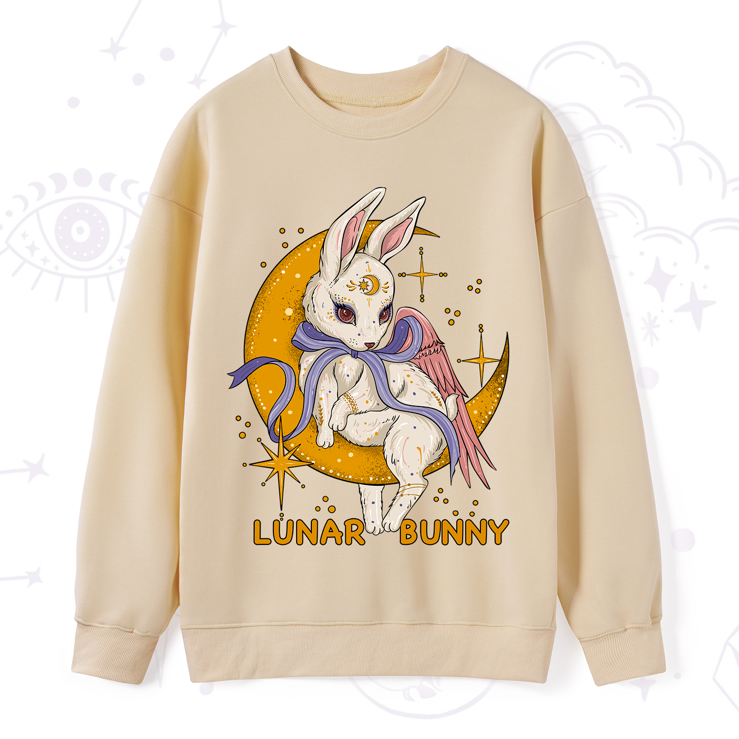 Purplehecate Lunar Bunny Easter Sweatshirt