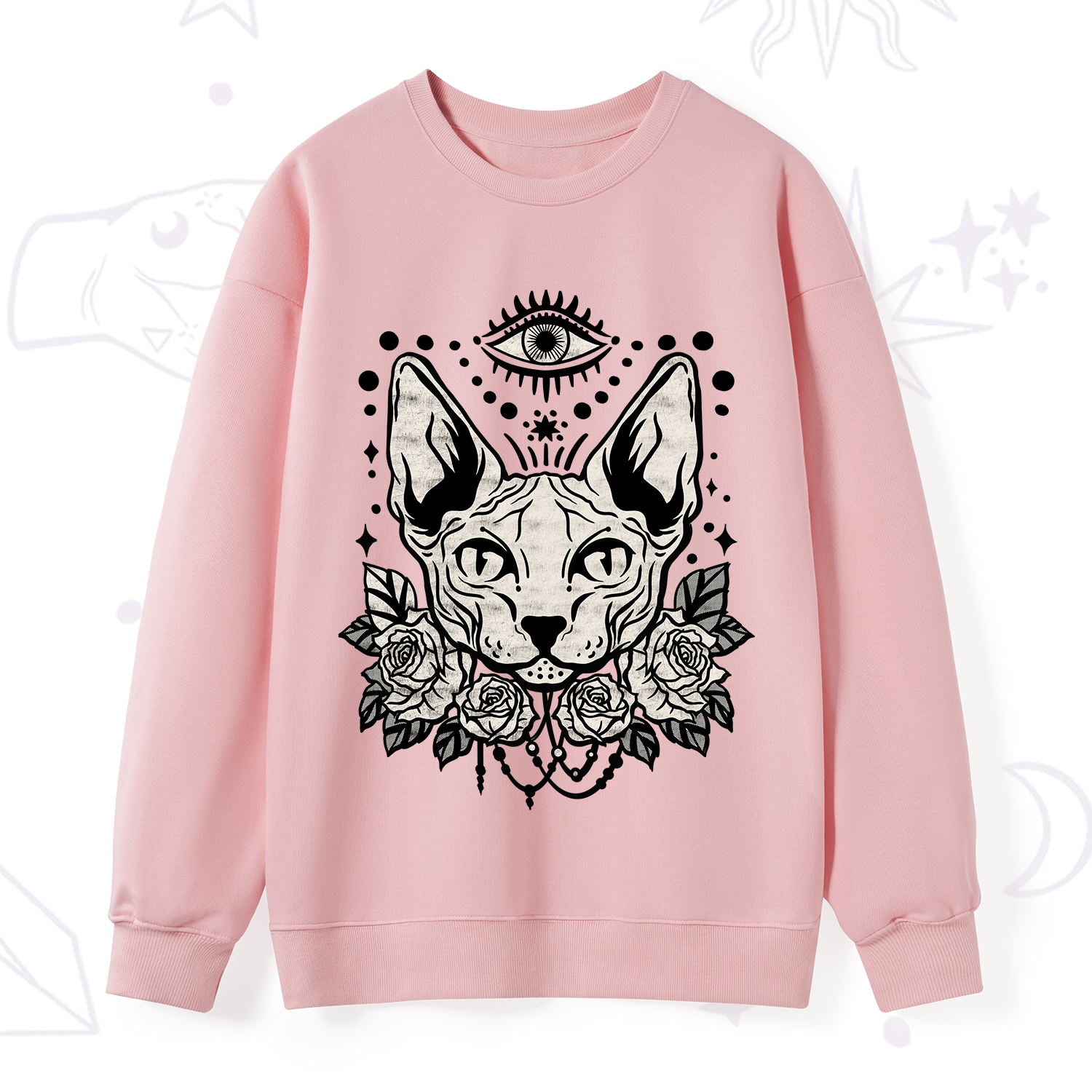 Purplehecate Mystical Cat Sweatshirt
