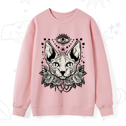 Purplehecate Mystical Cat Sweatshirt