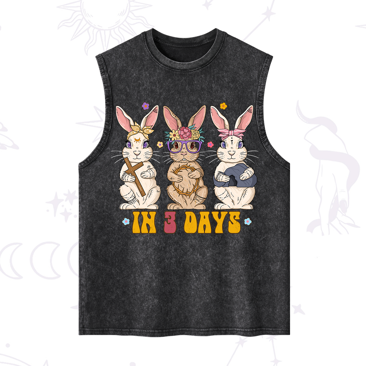 Purplehecate In 3 Days Easter Washed Tank