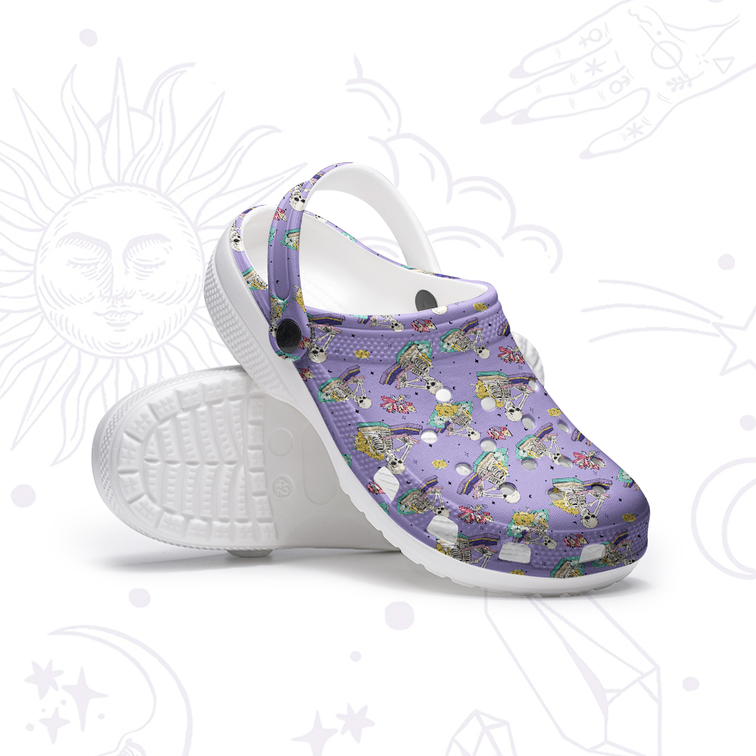 Purplehecate Book Lover Rubber Clogs