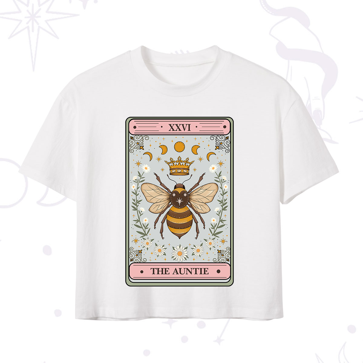 Purplehecate The Auntie Tarot Crop T-Shirt