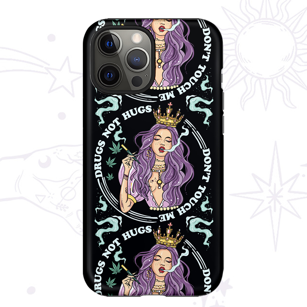 Purplehecate Drugs Not Hugs Phone Case