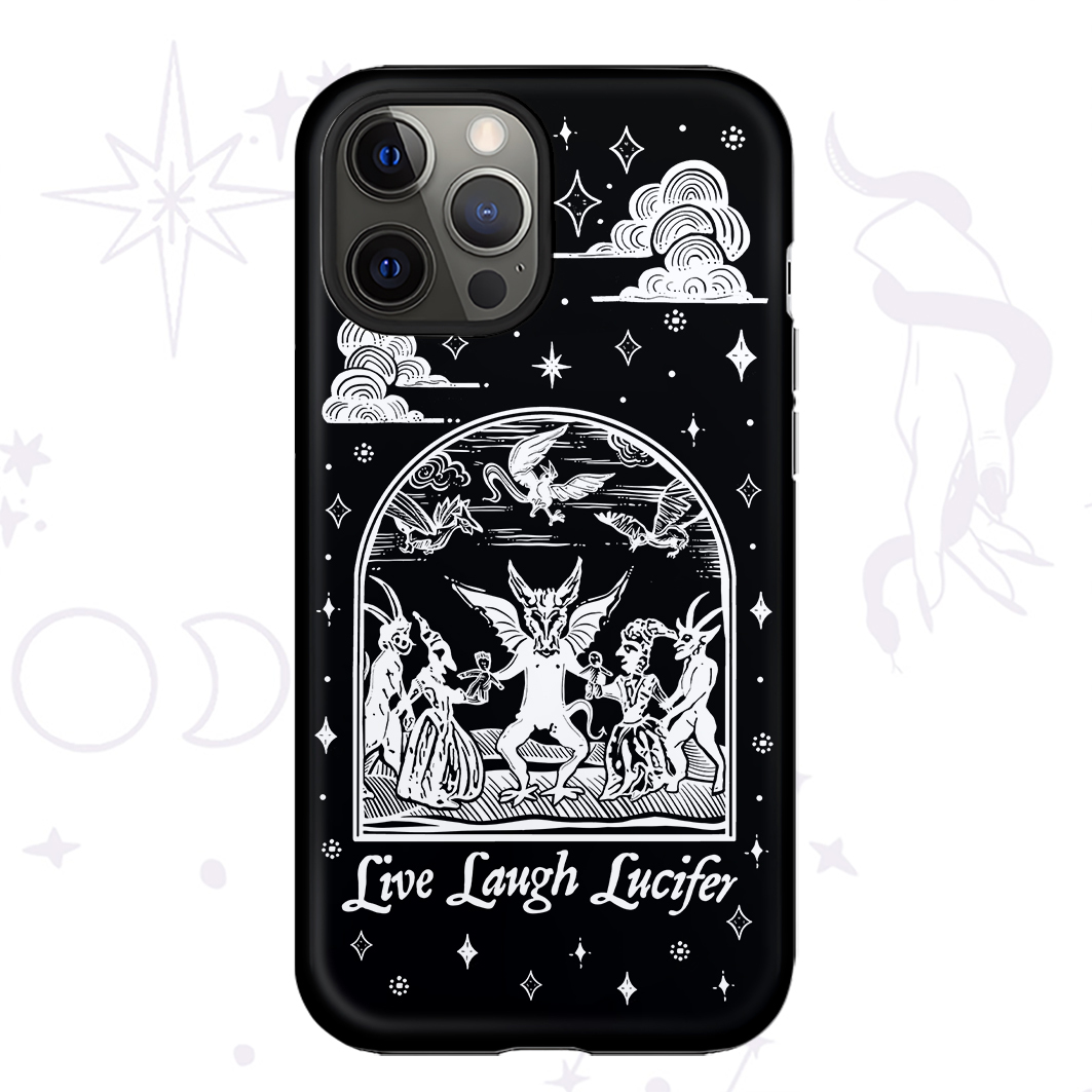 Purplehecate Live Laugh Lucifer Phone Case