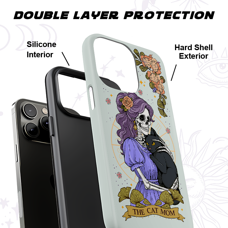 Purplehecate The Mystic Witch Cat Mom Phone Case