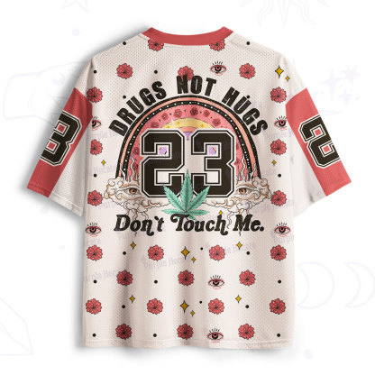 Purplehecate Drugs Not Hugs Don't Touch Me Mesh Jersey