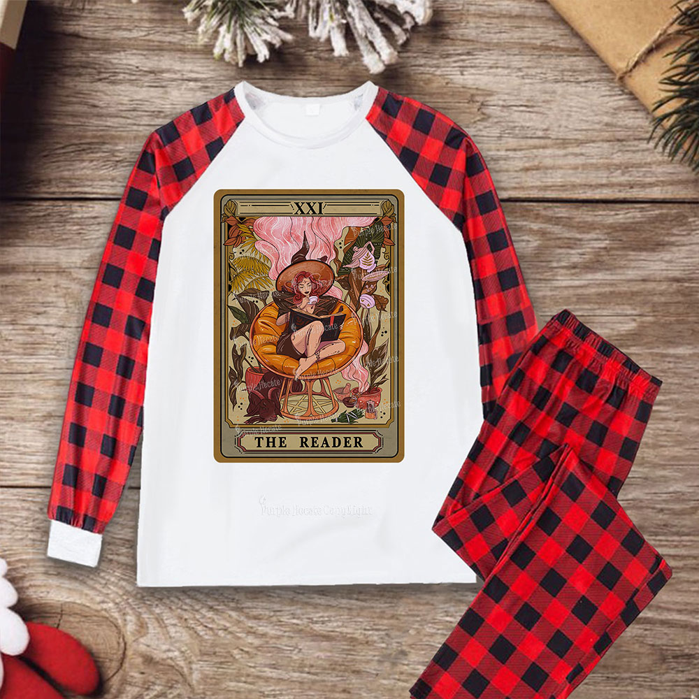 Purplehecate The Reader Tarot Card Christmas Pajamas
