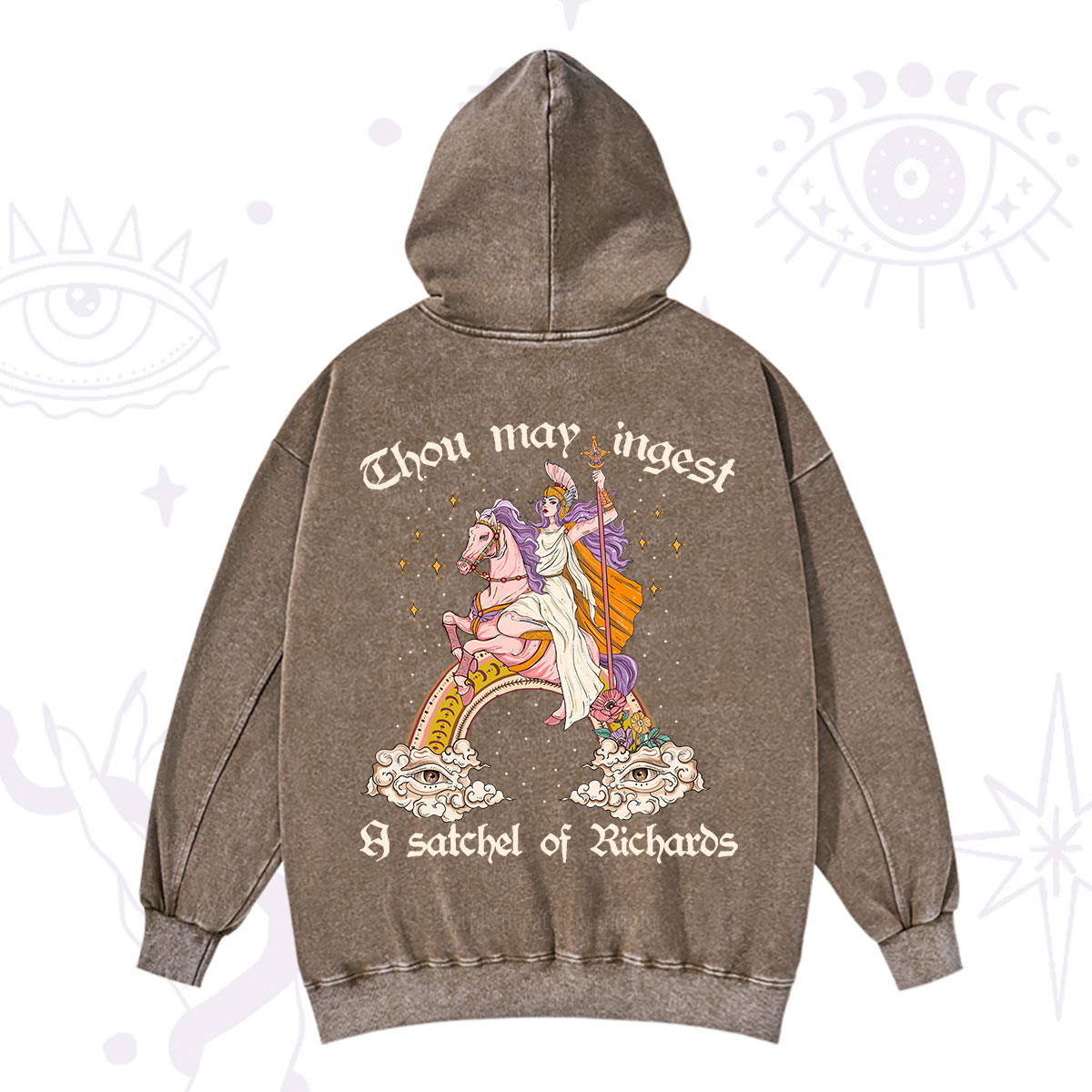 Purplehecate Thou may ingest a satchel of Richards Washed Hoodie