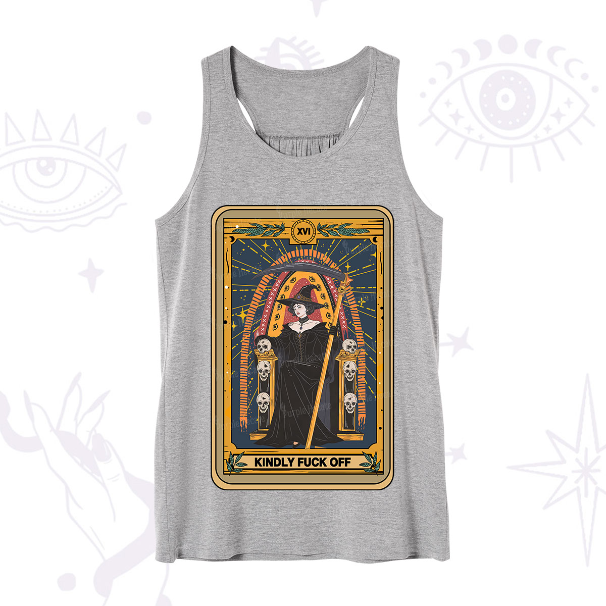 Purplehecate The Kindly Fuck Off Tarot Tank