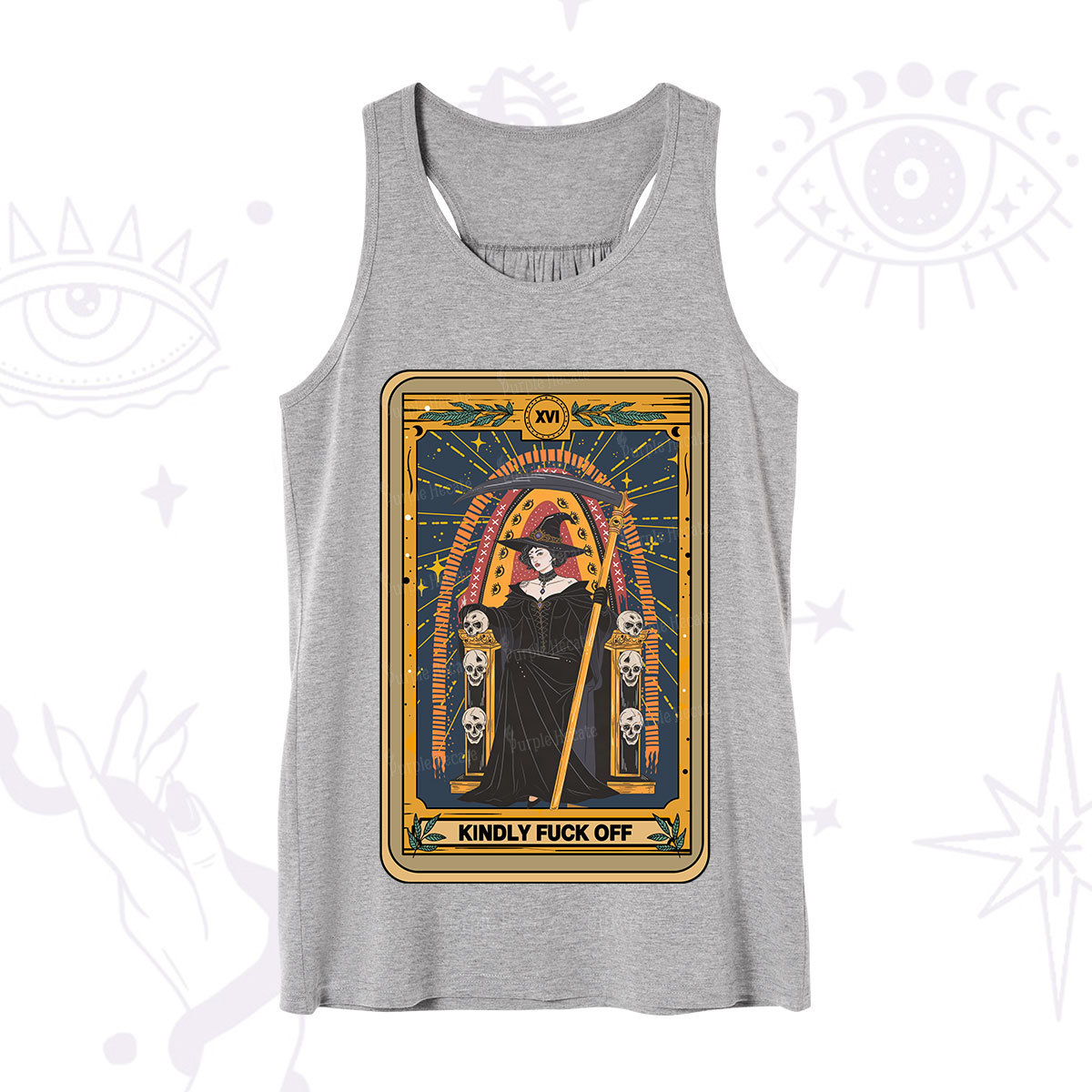 Purplehecate The Kindly Fuck Off Tarot Tank