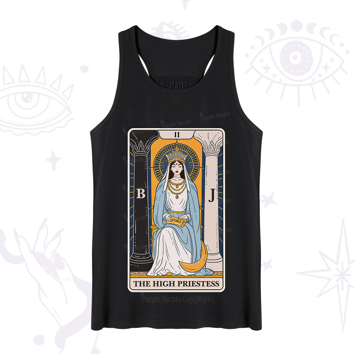 Purplehecate The High Priestess Tarot Card Tank