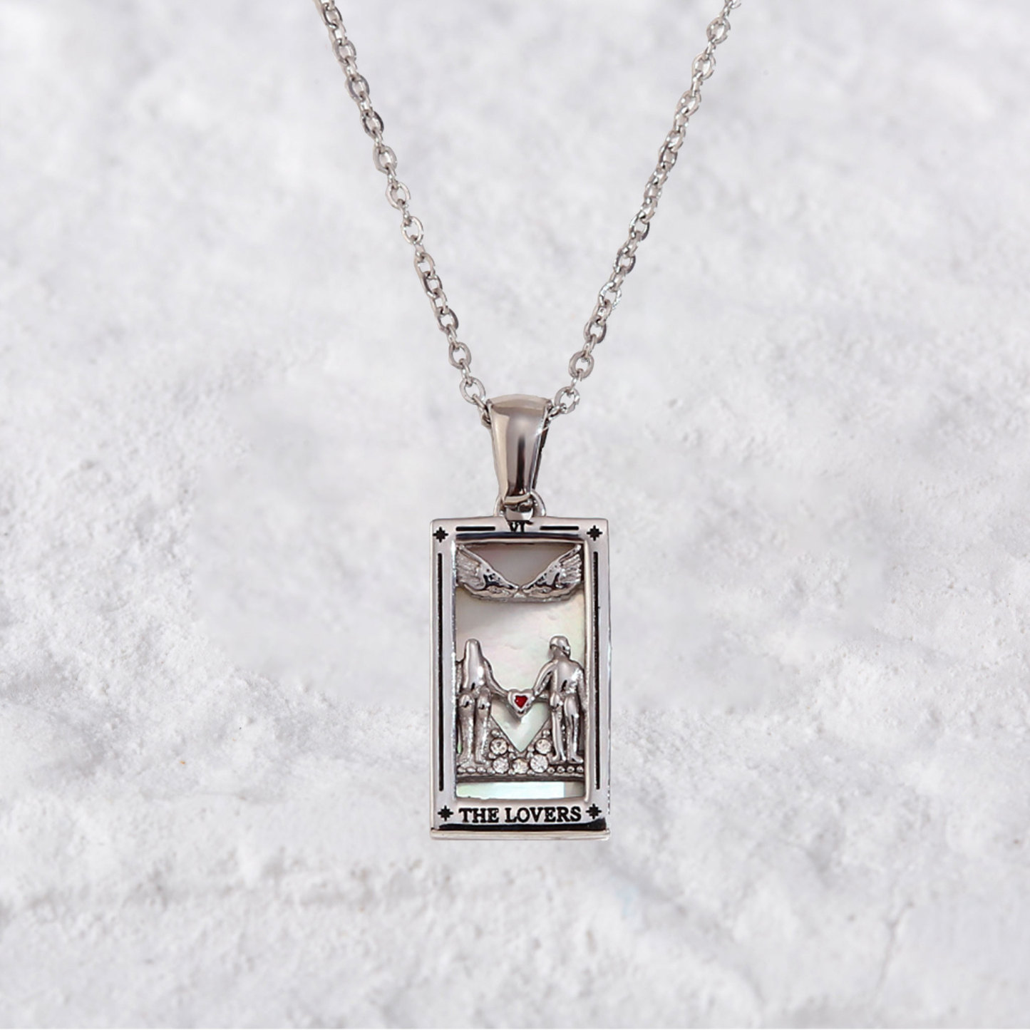 Purplehecate The Lovers Tarot Necklace