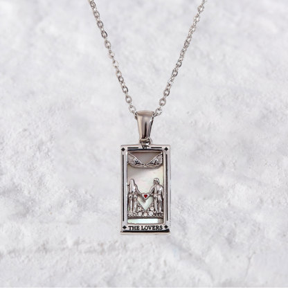 Purplehecate The Lovers Tarot Necklace