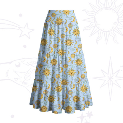 [Copy][Copy]Purplehecate Magic of Sun and Moon Convertible Maxi Skirt