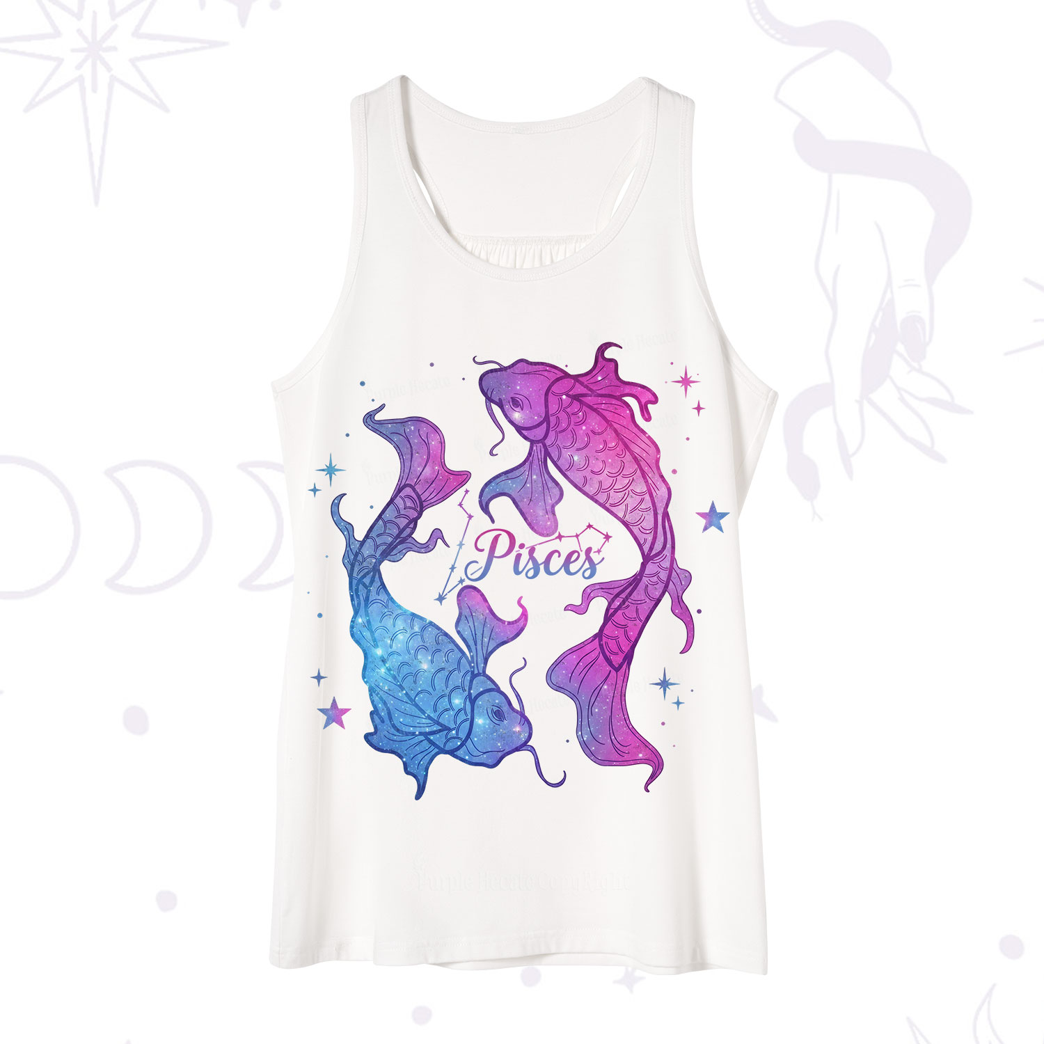 Purplehecate Pisces Zodiac Tank