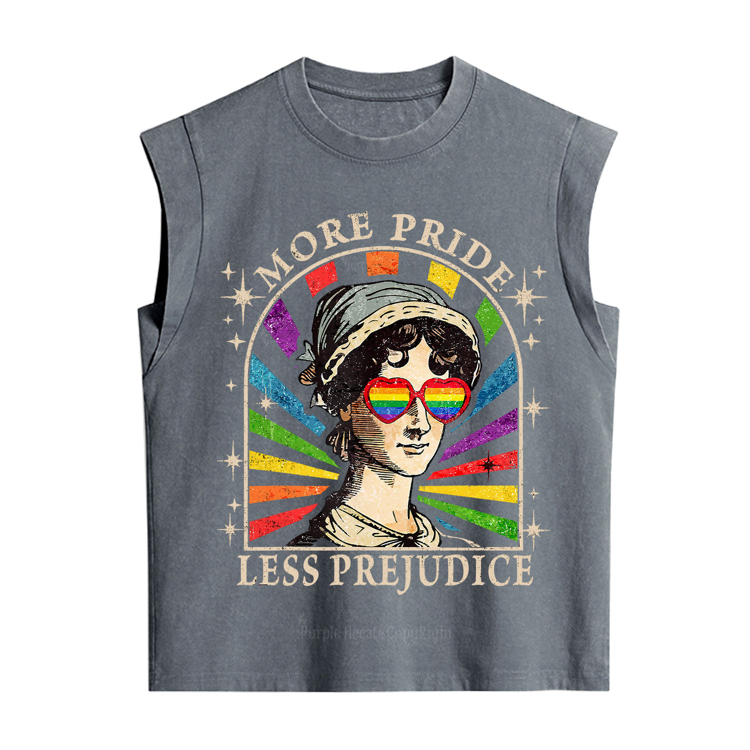 Purplehecate More Pride Less Prejudice Vintage Washed Tank