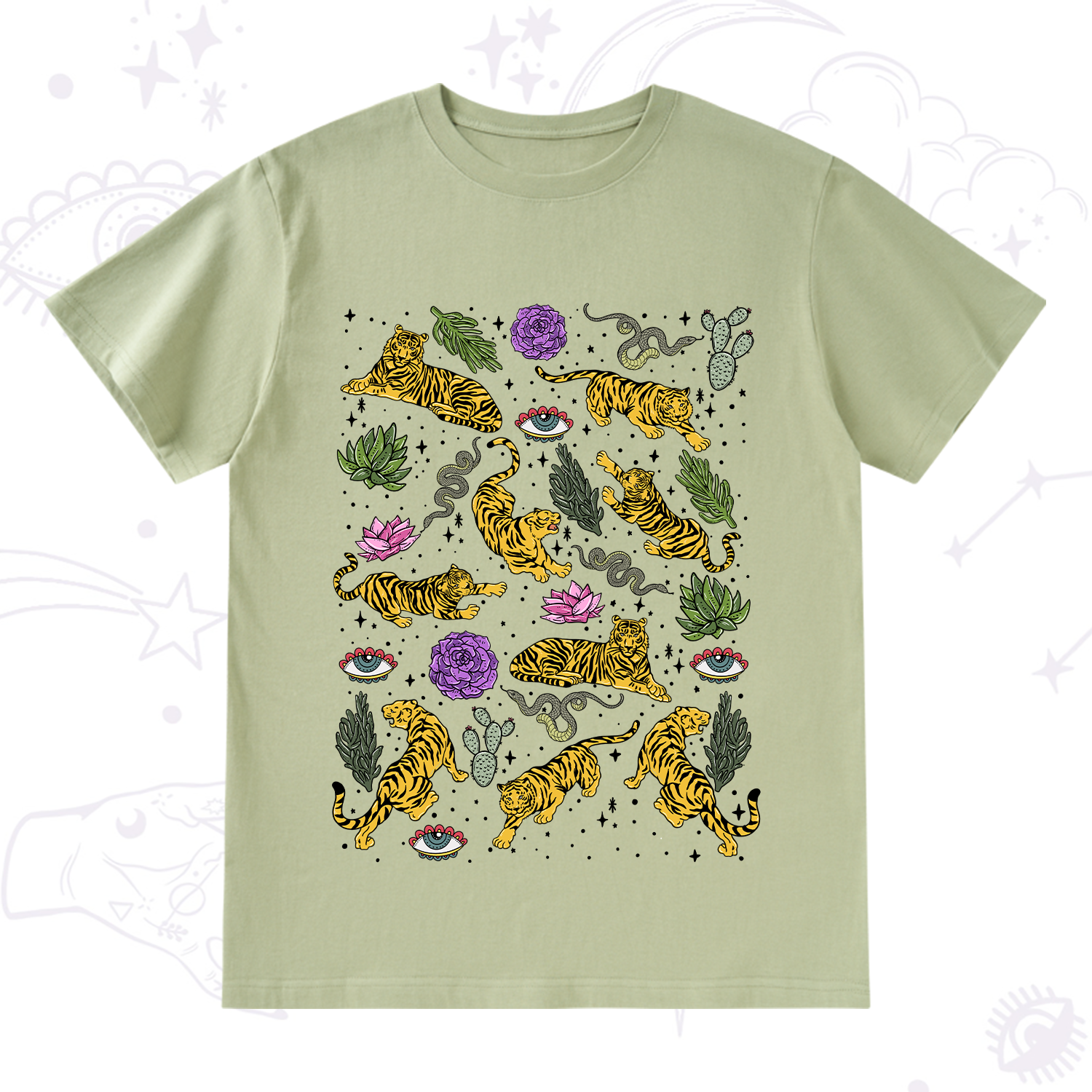 Purplehecate Desert Tiger T-Shirt
